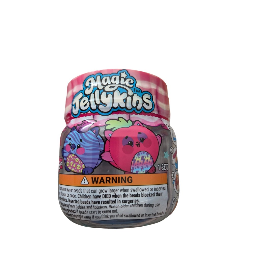 Spin Master Magic Jellykins Toy Kids OS Pink New Mystery Surprise Jar Reveal